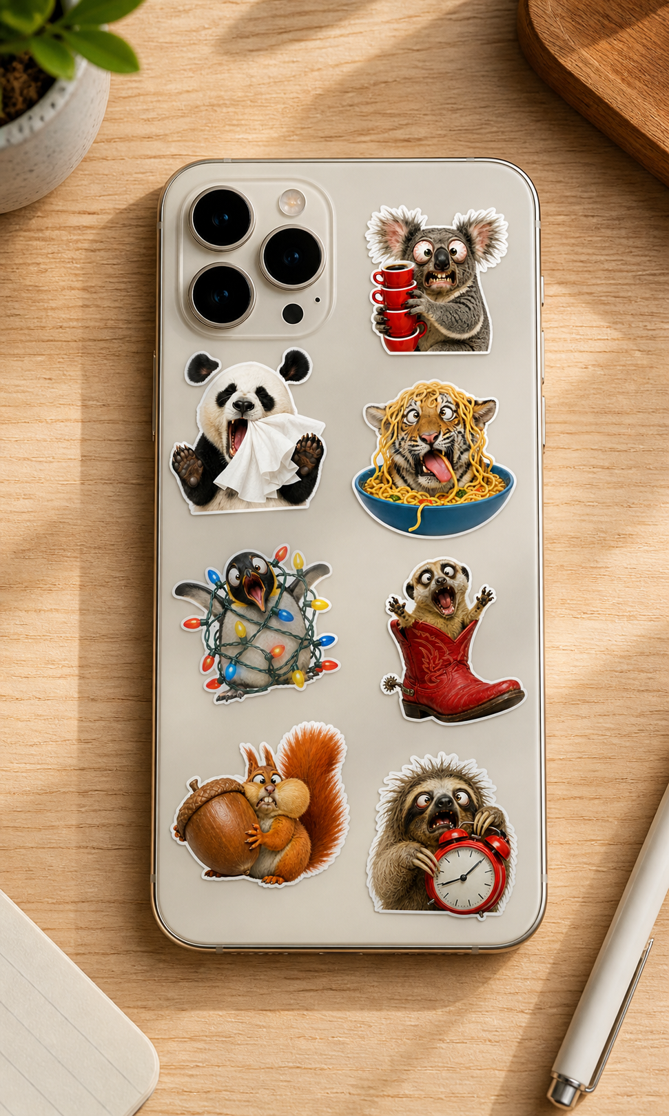 Funny Animal Chaos sticker pack product image 4
