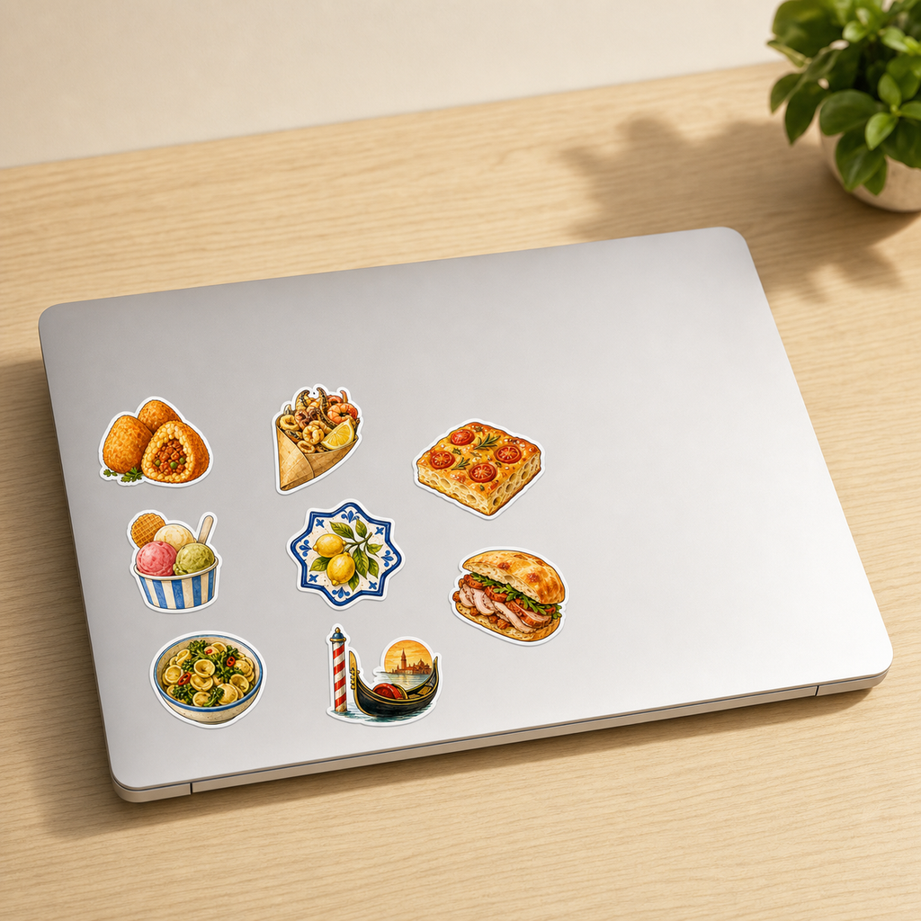 Taste of Italy Food & Lifestyle Sticker Pack