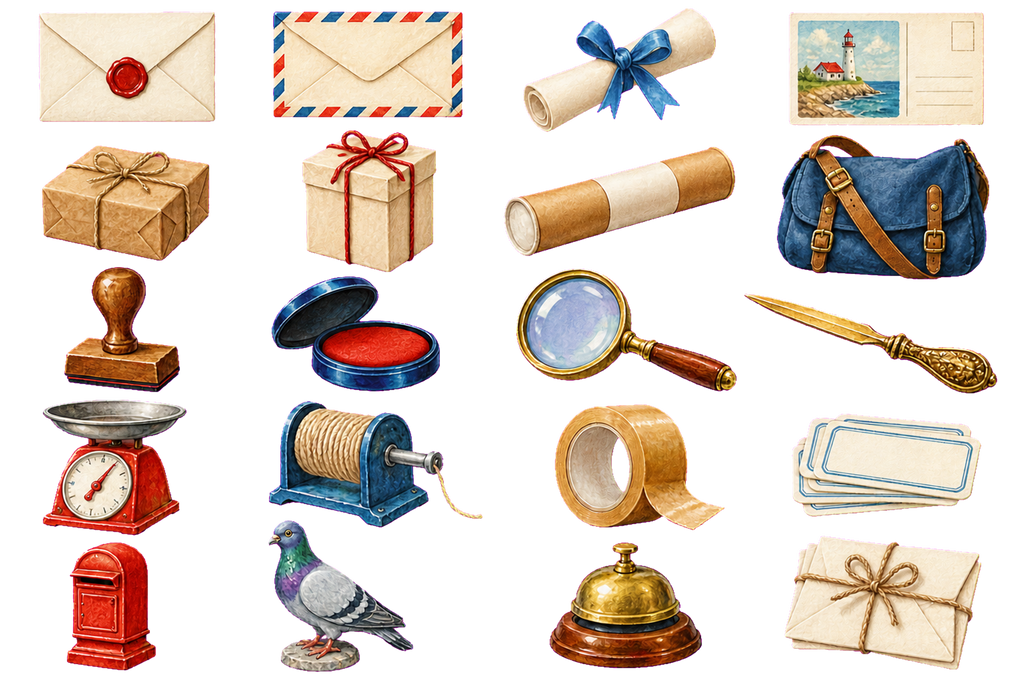 Storybook Post Office Sticker Pack