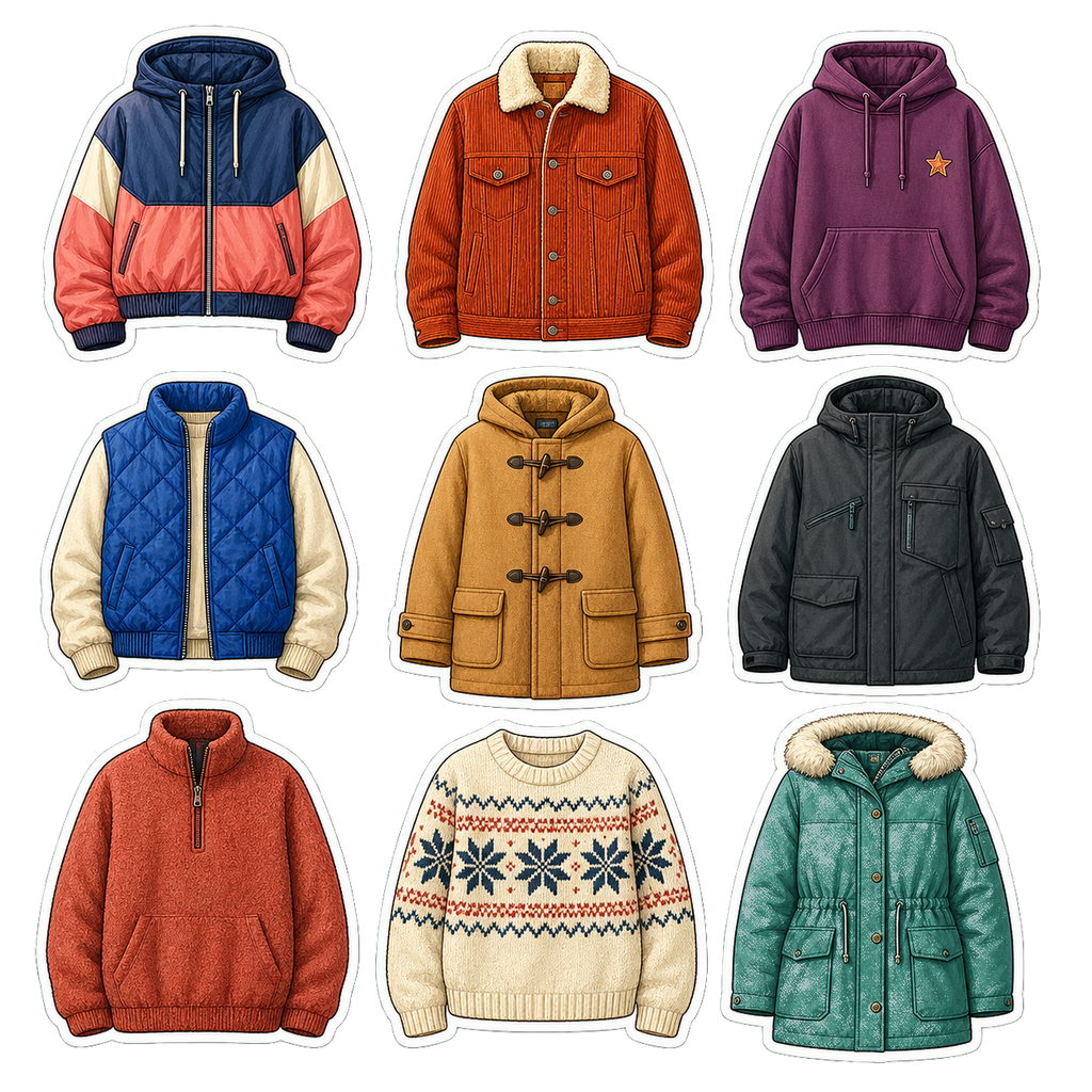 Cozy Outerwear sticker pack product image 2