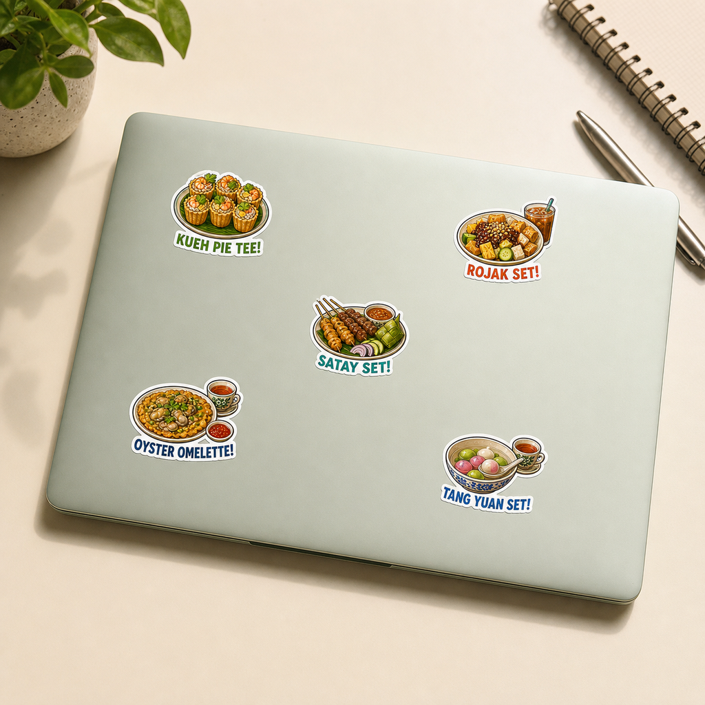 Singapore Food sticker pack product image 3