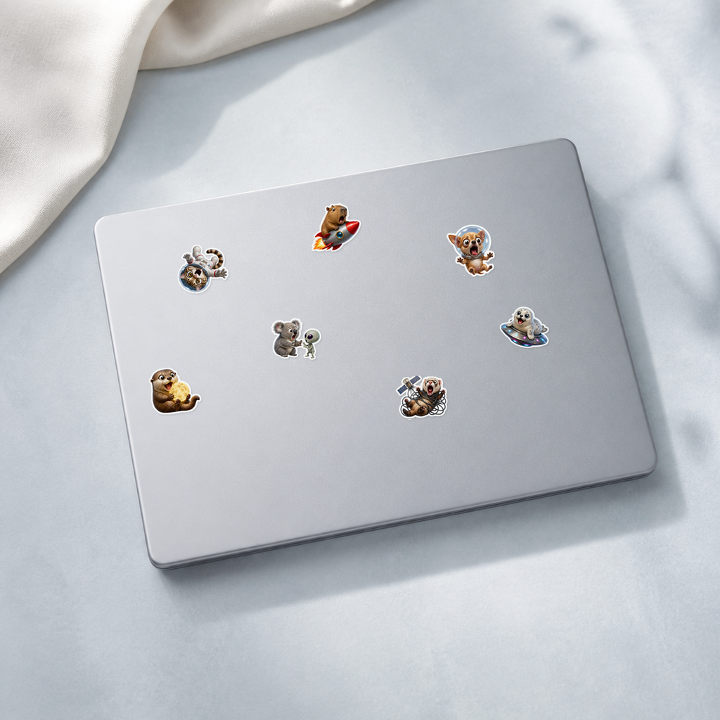 27 designs Animal Meme Waterproof Sticker Pack