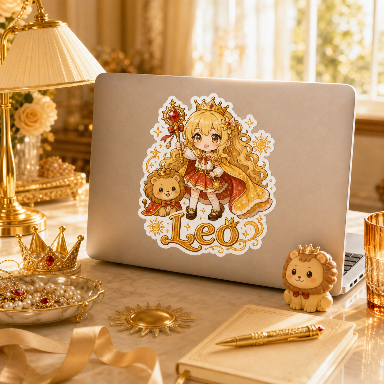 Leo Girl Sticker