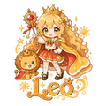 Leo Girl Sticker