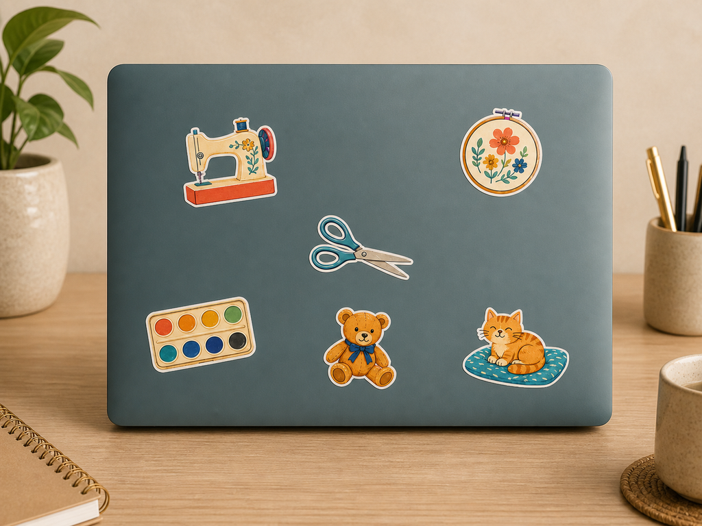 Pocket Craft Workshop Cozy Craft Sticker Pack - image 4