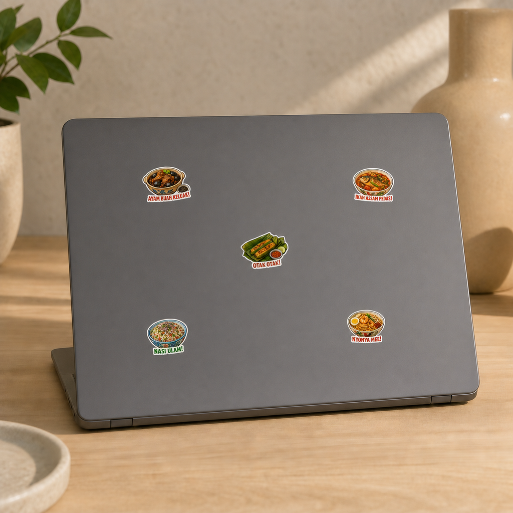 Peranakan Savouries Breakfast Club Sticker Pack