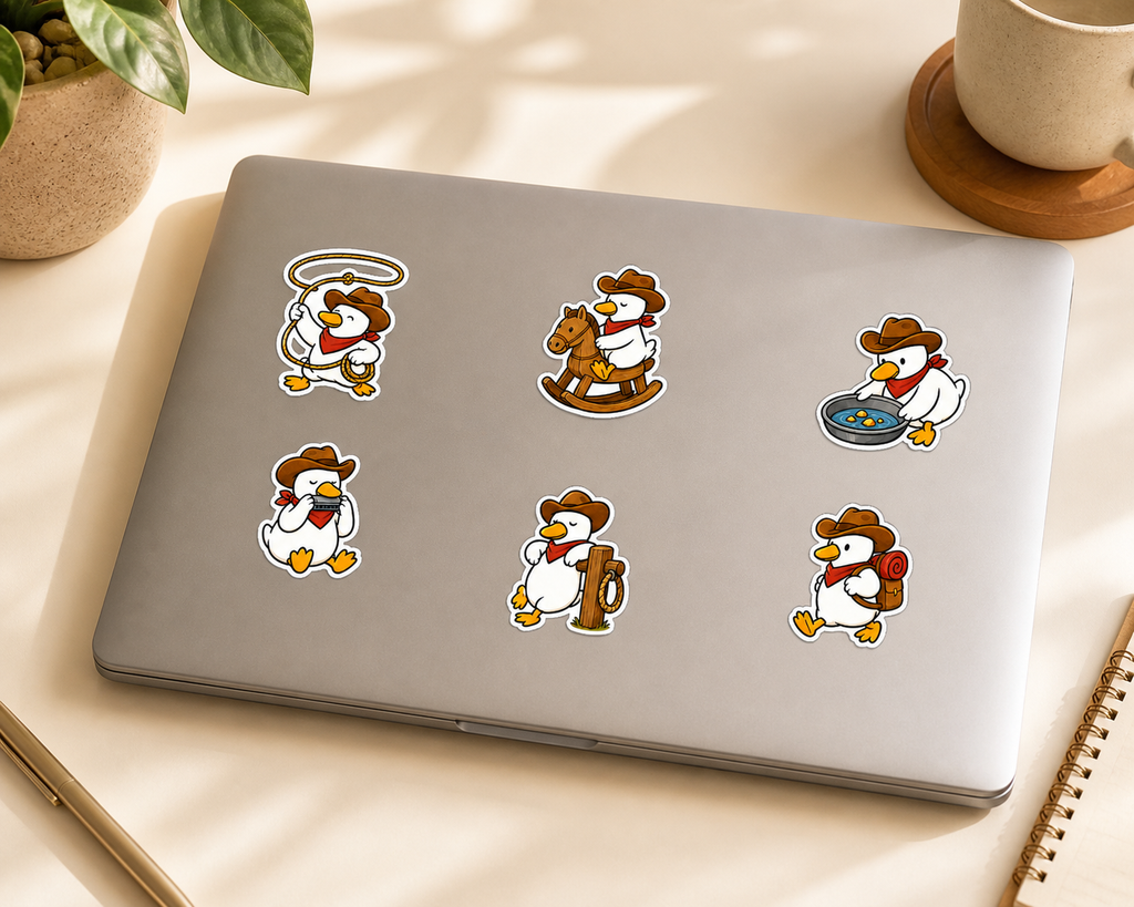 Wild West Animal Rodeo Sticker Pack