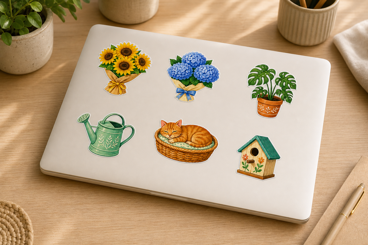 Tiny Florist Cart Sticker Pack