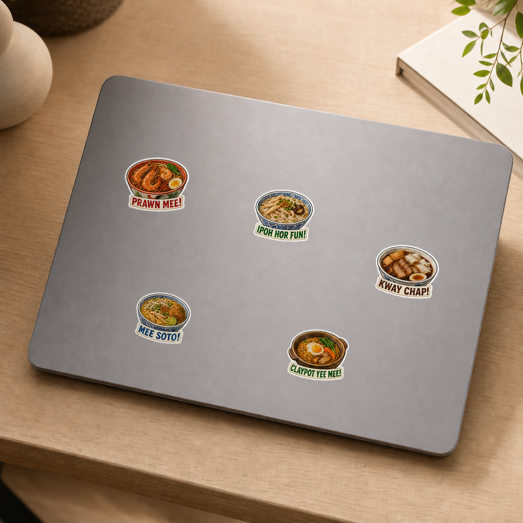 Regional Noodle Bowls Breakfast Club Sticker Pack