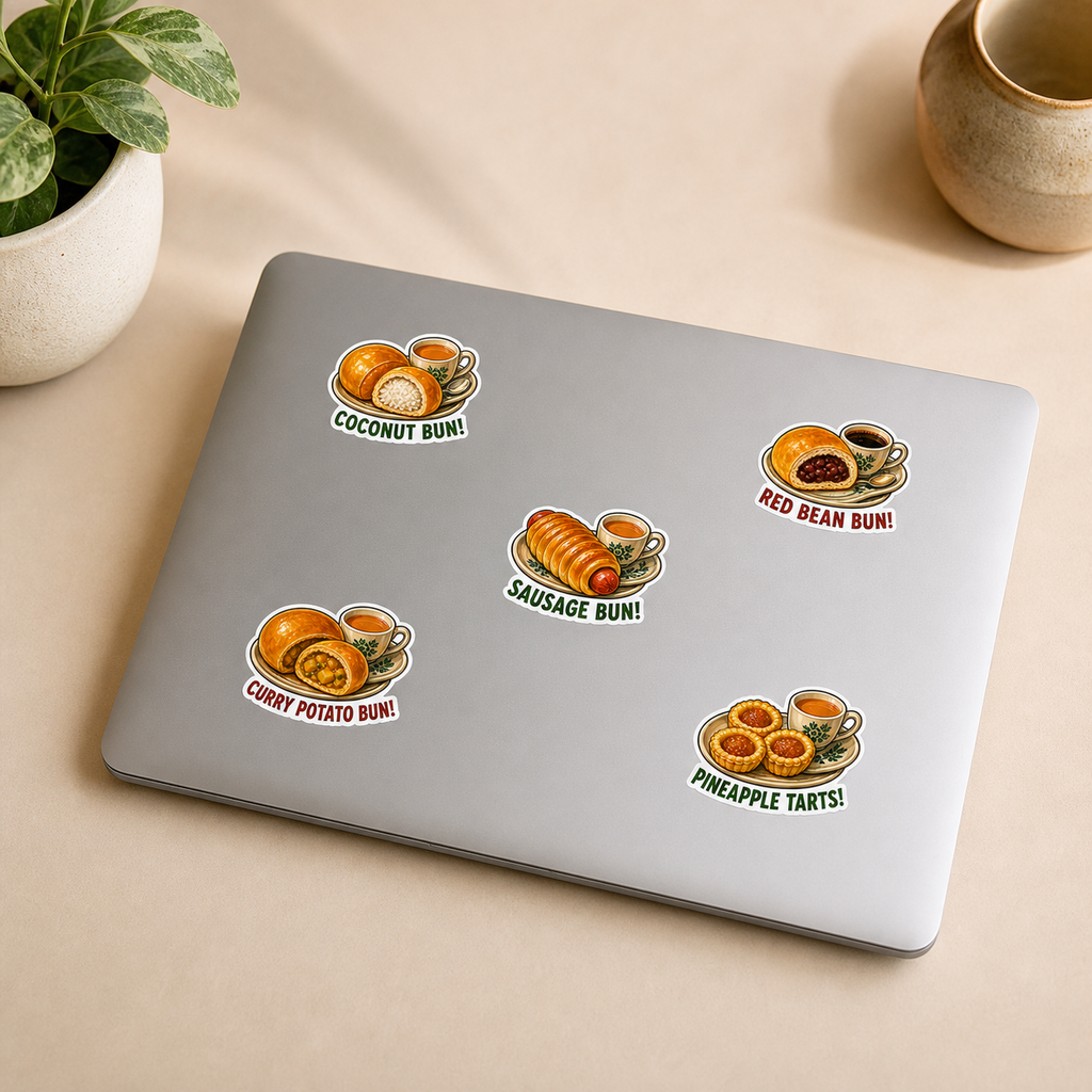 Singapore Breakfast Sticker Pack