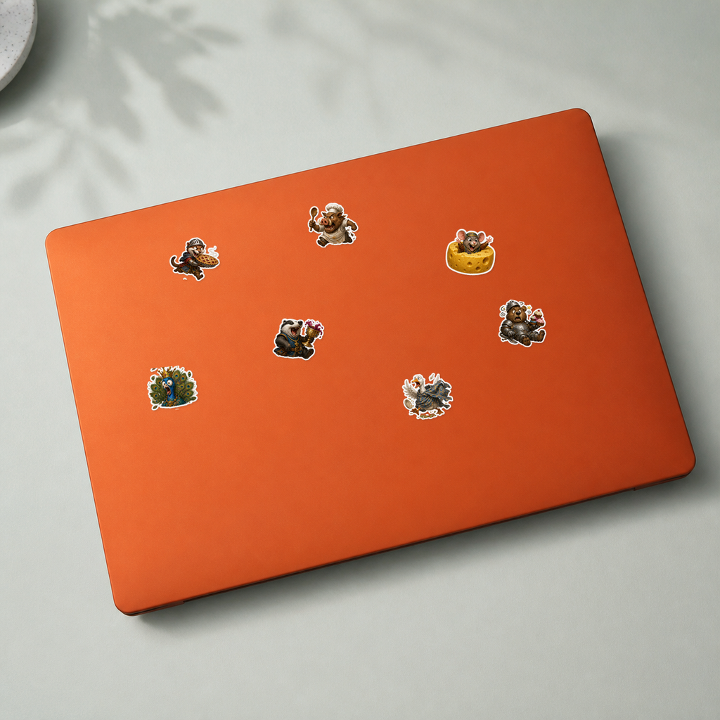 Medieval Animal Banquet Sticker Pack