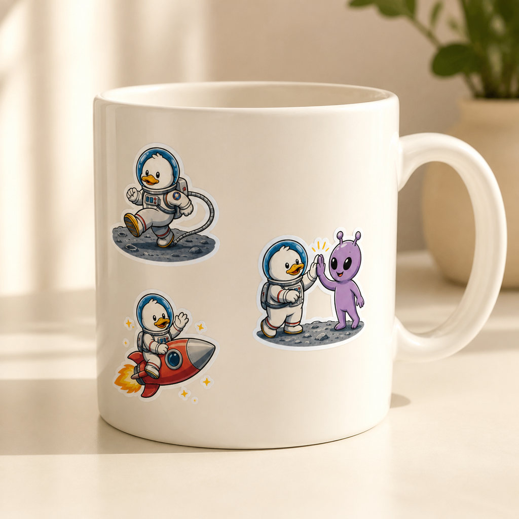 Funny Duck sticker pack product image 2