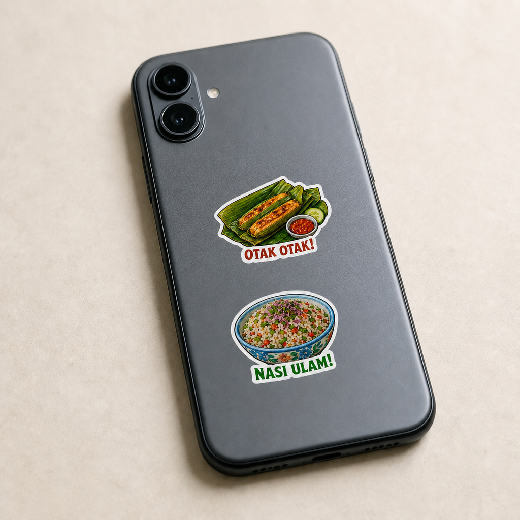Peranakan Savouries Breakfast Club Sticker Pack