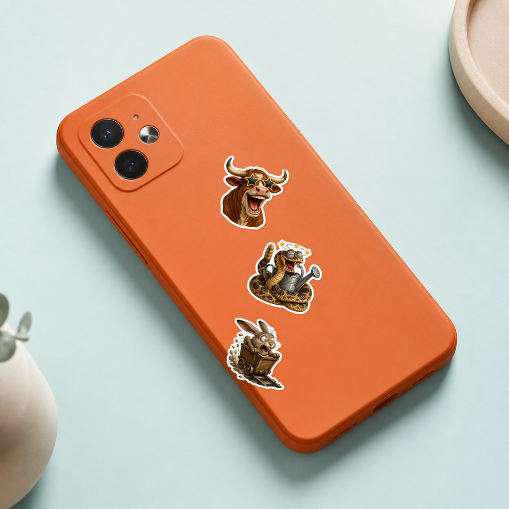 Wild West Animal Panic Sticker Pack