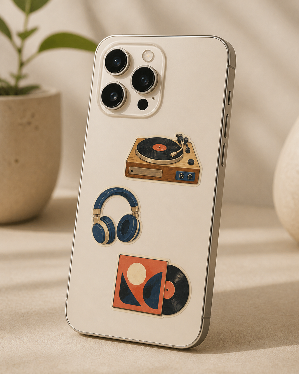 Vinyl Listening Book Sticker Pack