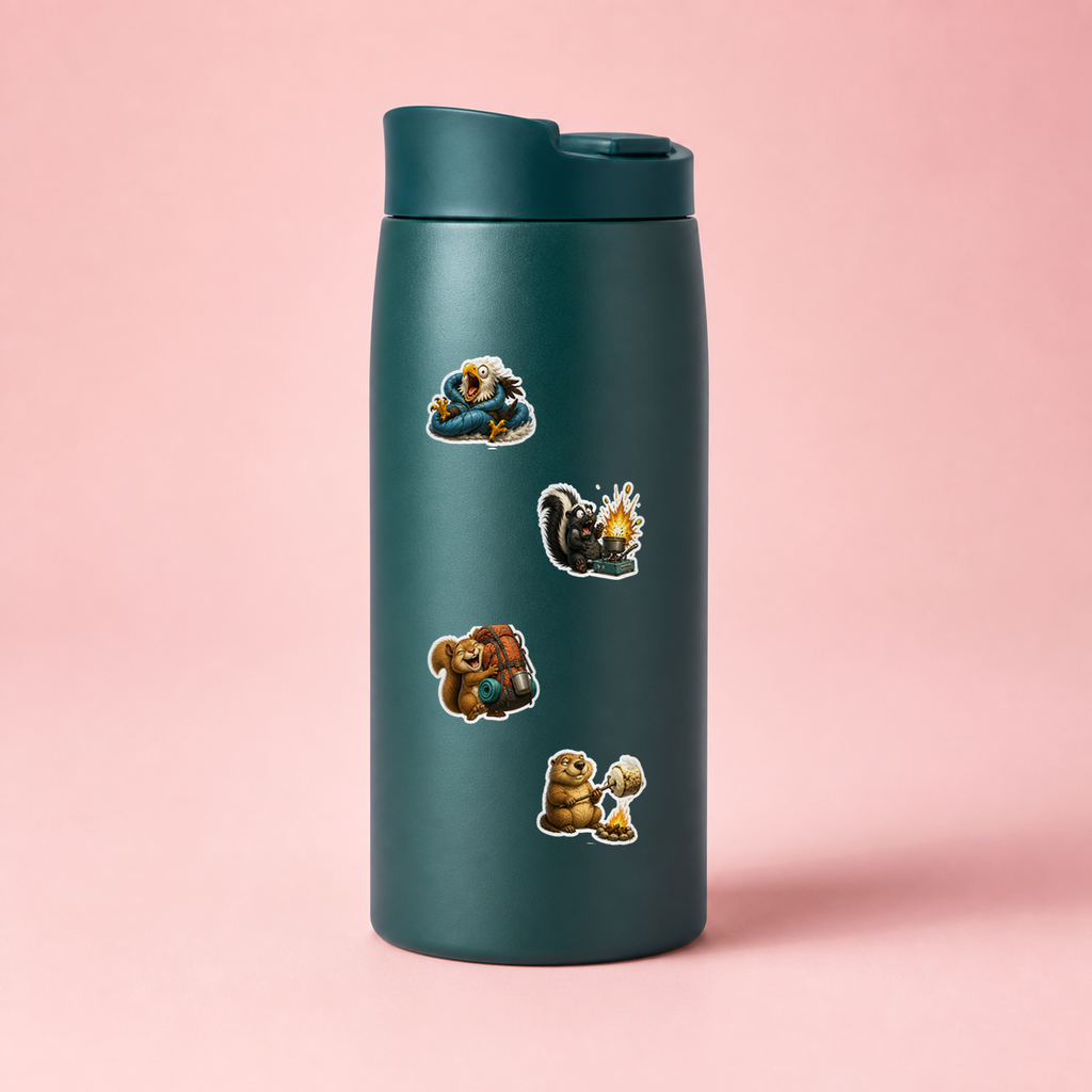Mountain Camping Mayhem Sticker Pack