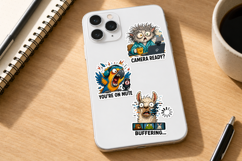 Office Animals & Workplace Chaos sticker pack product image 4