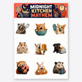 27 designs Animal Meme Waterproof Sticker Pack