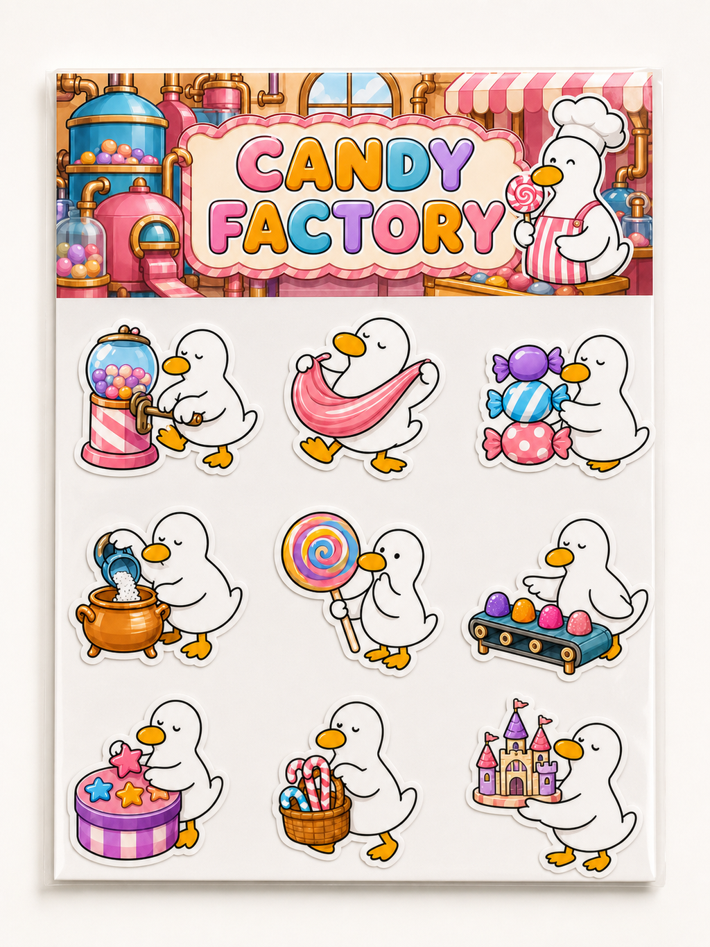 Candy Factory Chaos Sticker Pack