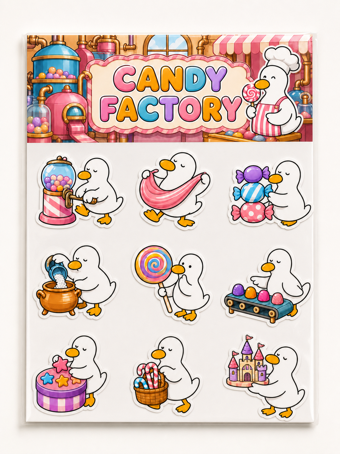 Candy Factory Chaos Sticker Pack