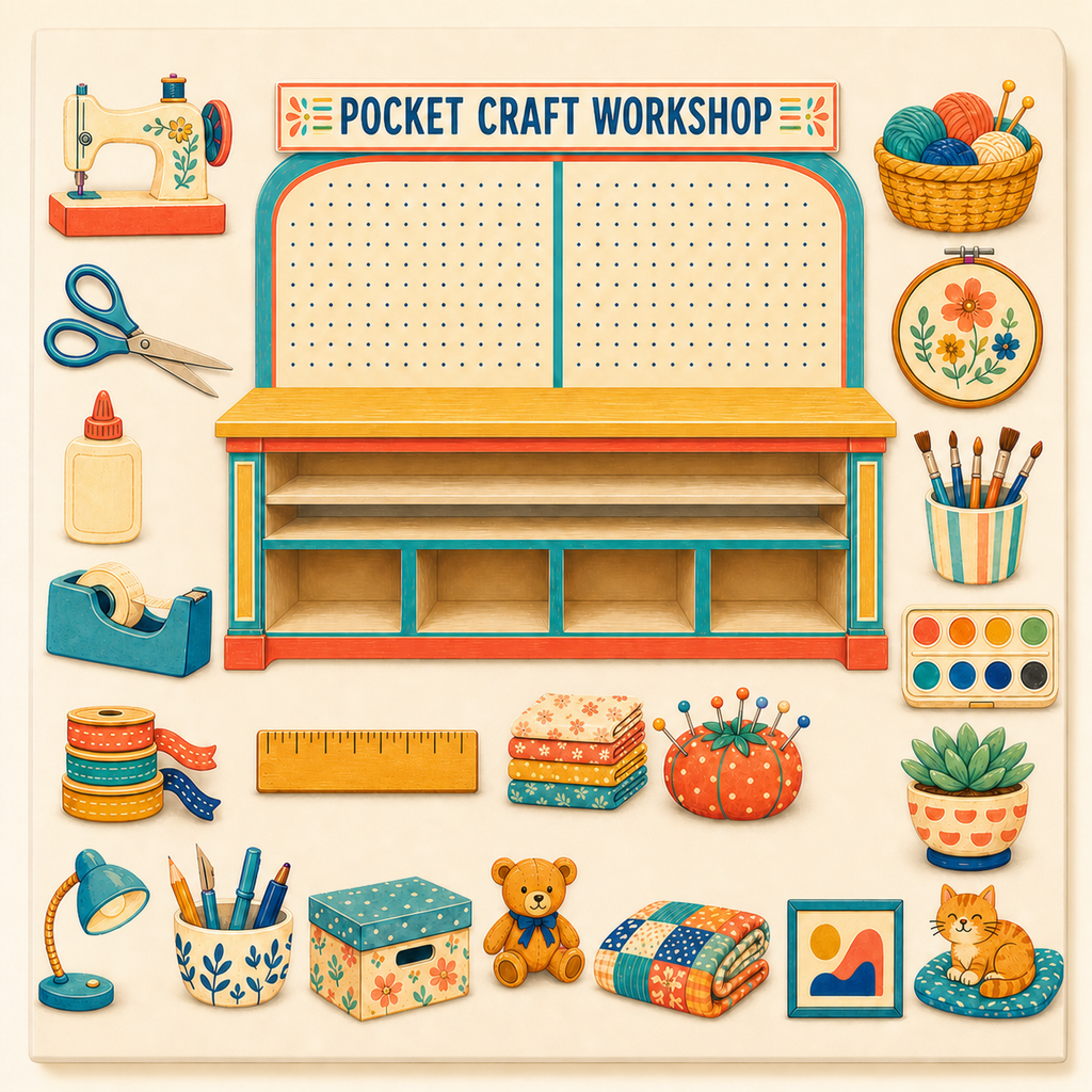 Pocket Craft Workshop Cozy Craft Sticker Pack - image 1