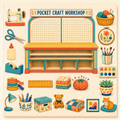 Pocket Craft Workshop Cozy Craft Sticker Pack - image 1