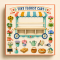 Tiny Florist Cart Sticker Pack