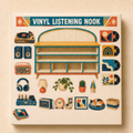 Vinyl Listening Book Sticker Pack