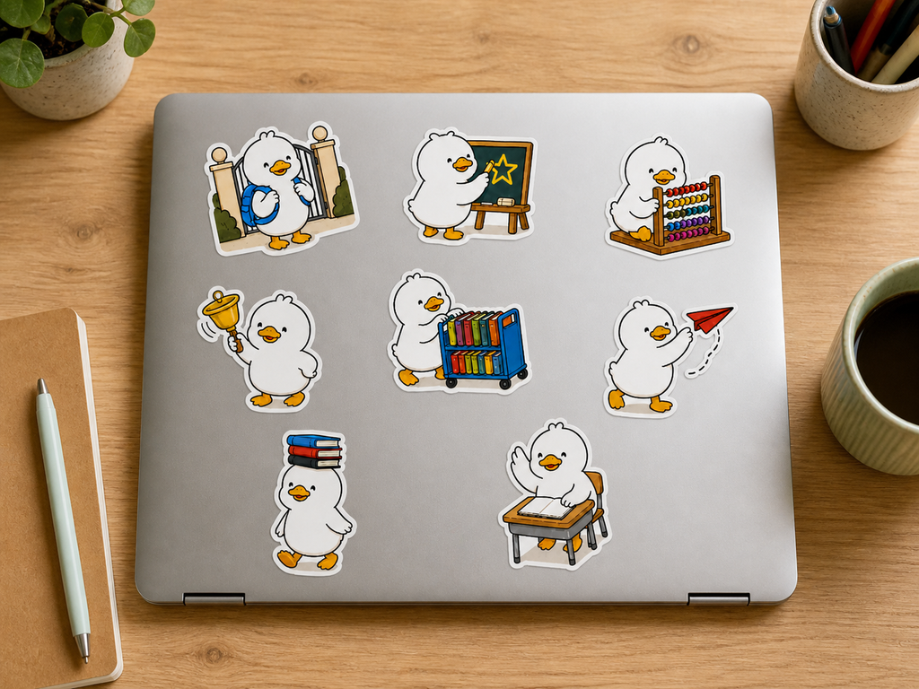 Funny Duck sticker pack product image 4