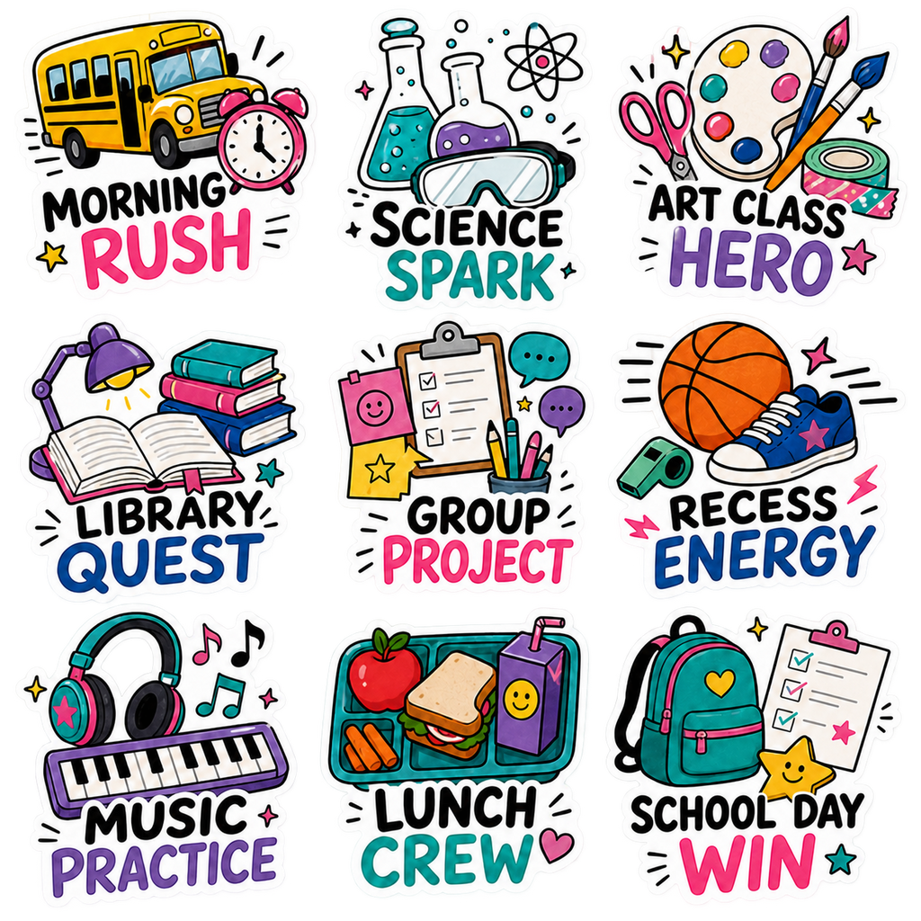 Back to School Sticker Pack