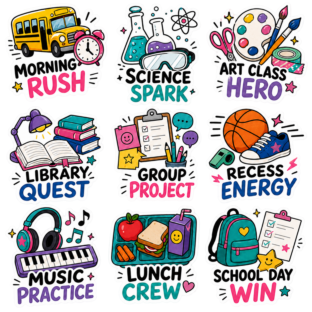 Back to School Sticker Pack
