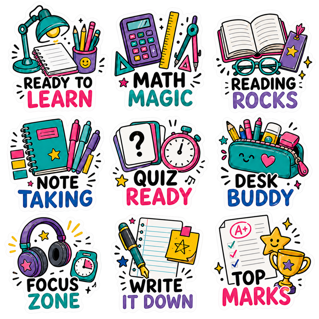 Back-to-School Sticker Pack