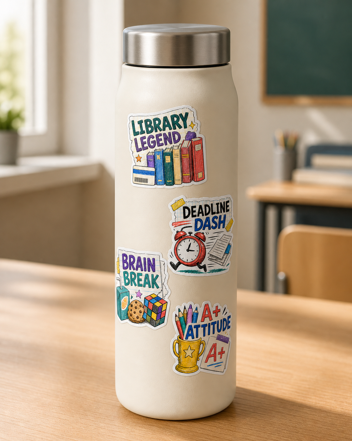 School Life & Study Vibes sticker pack product image 3