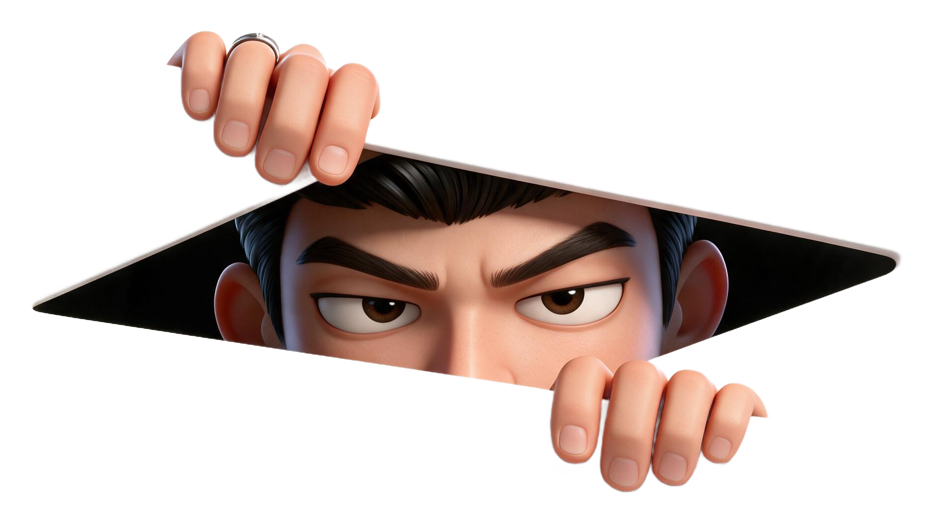 Choi Peeking Stickers