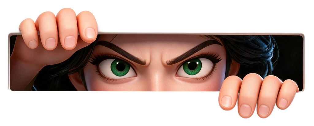 Jasmine Peeking Sticker