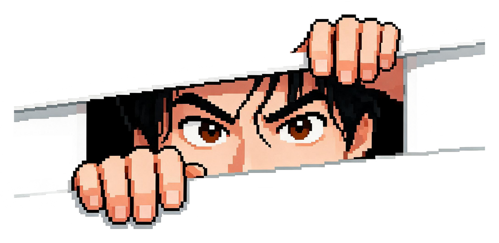 Byeon Peeking Sticker