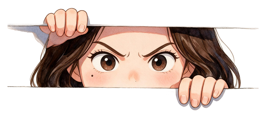 Jang Peeking Sticker