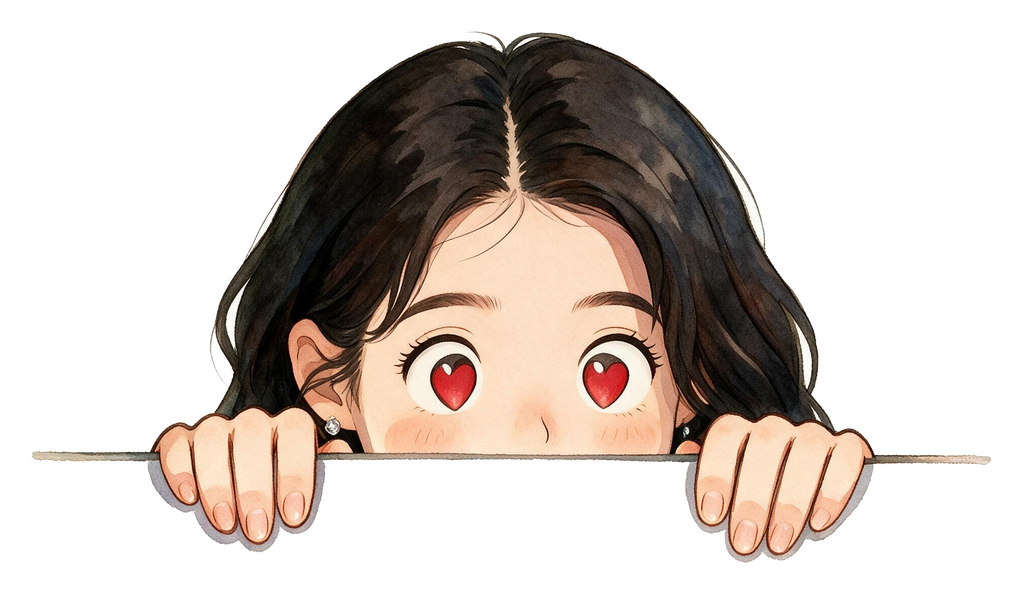 Lee Peeking Sticker