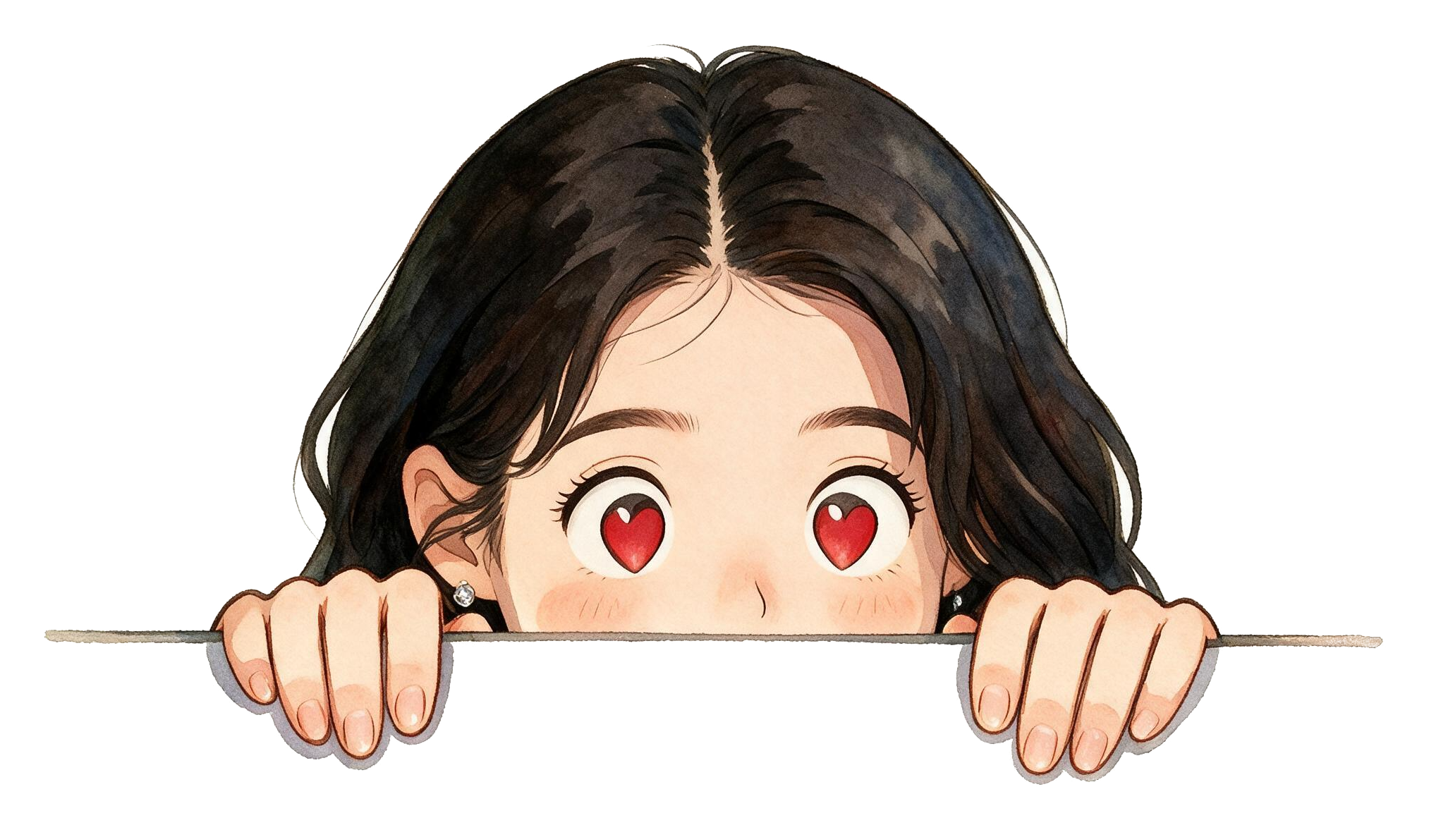 Lee Peeking Sticker