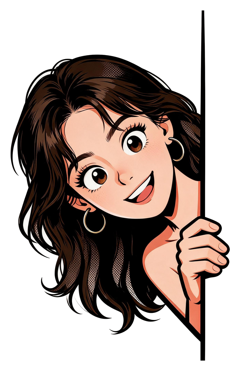 Xiao Di Peeking Sticker