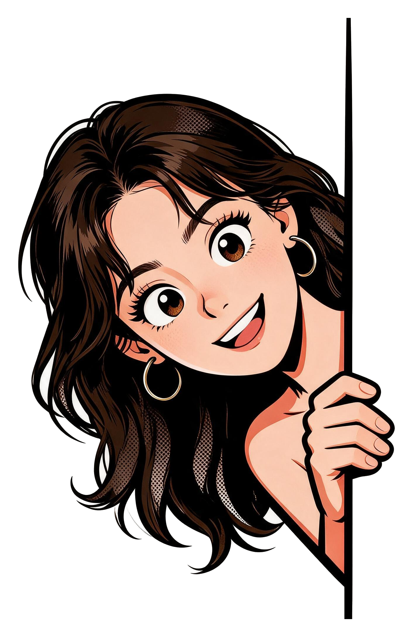 Xiao Di Peeking Sticker