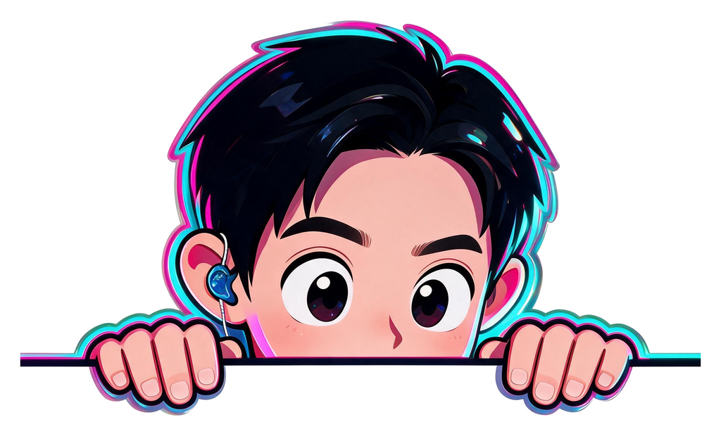 Park Peeking Sticker