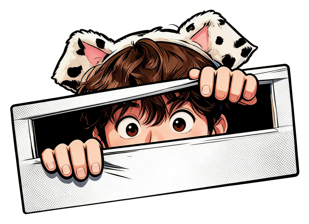 Byun Peeking Sticker