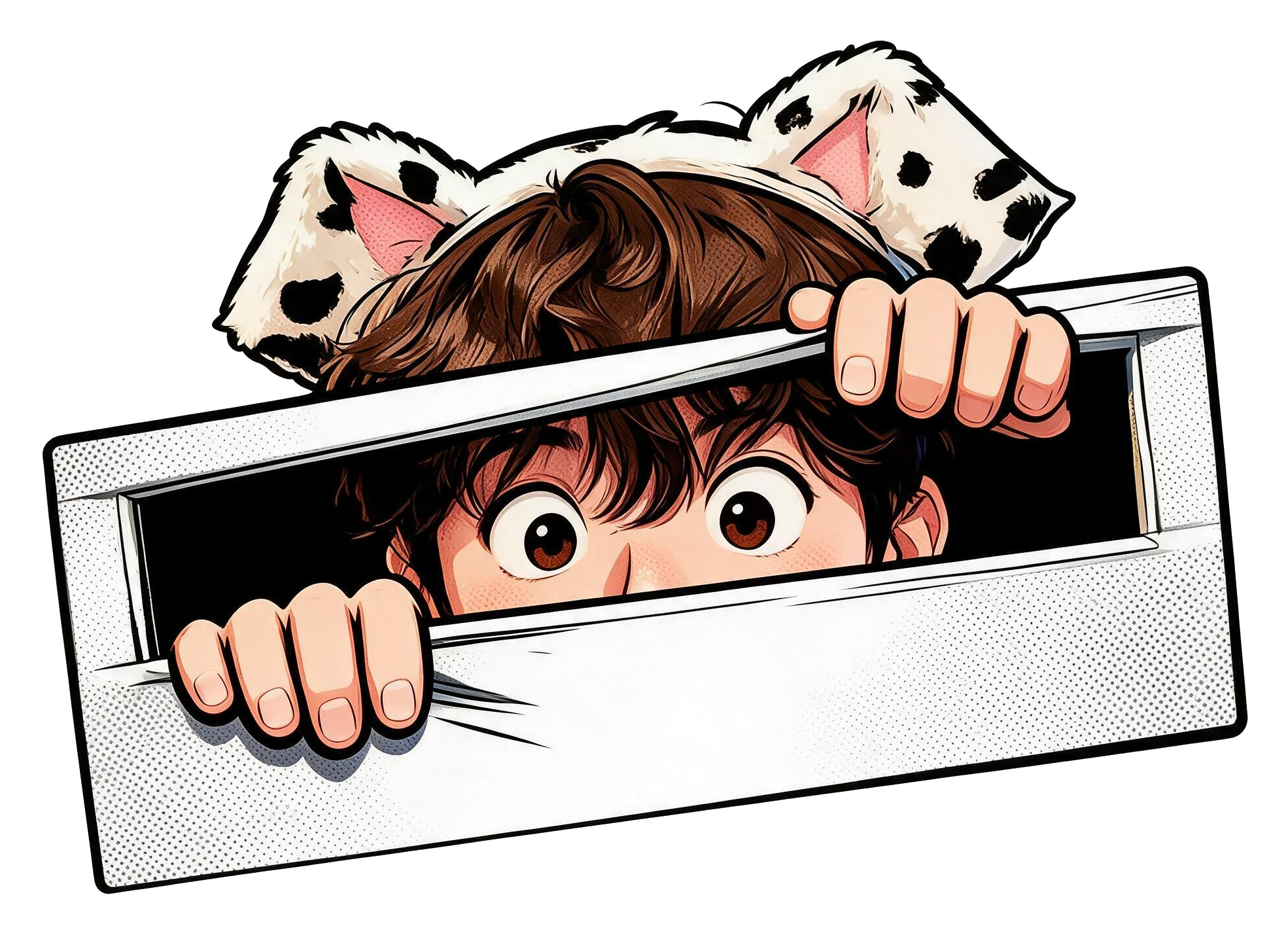 Byun Peeking Sticker