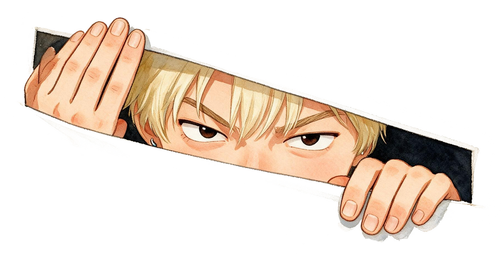 Kim's Peeking Sticker