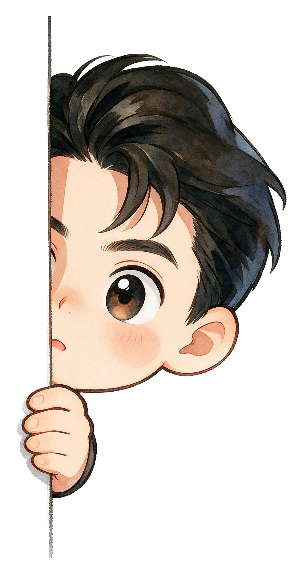 Oh Peeking Sticker
