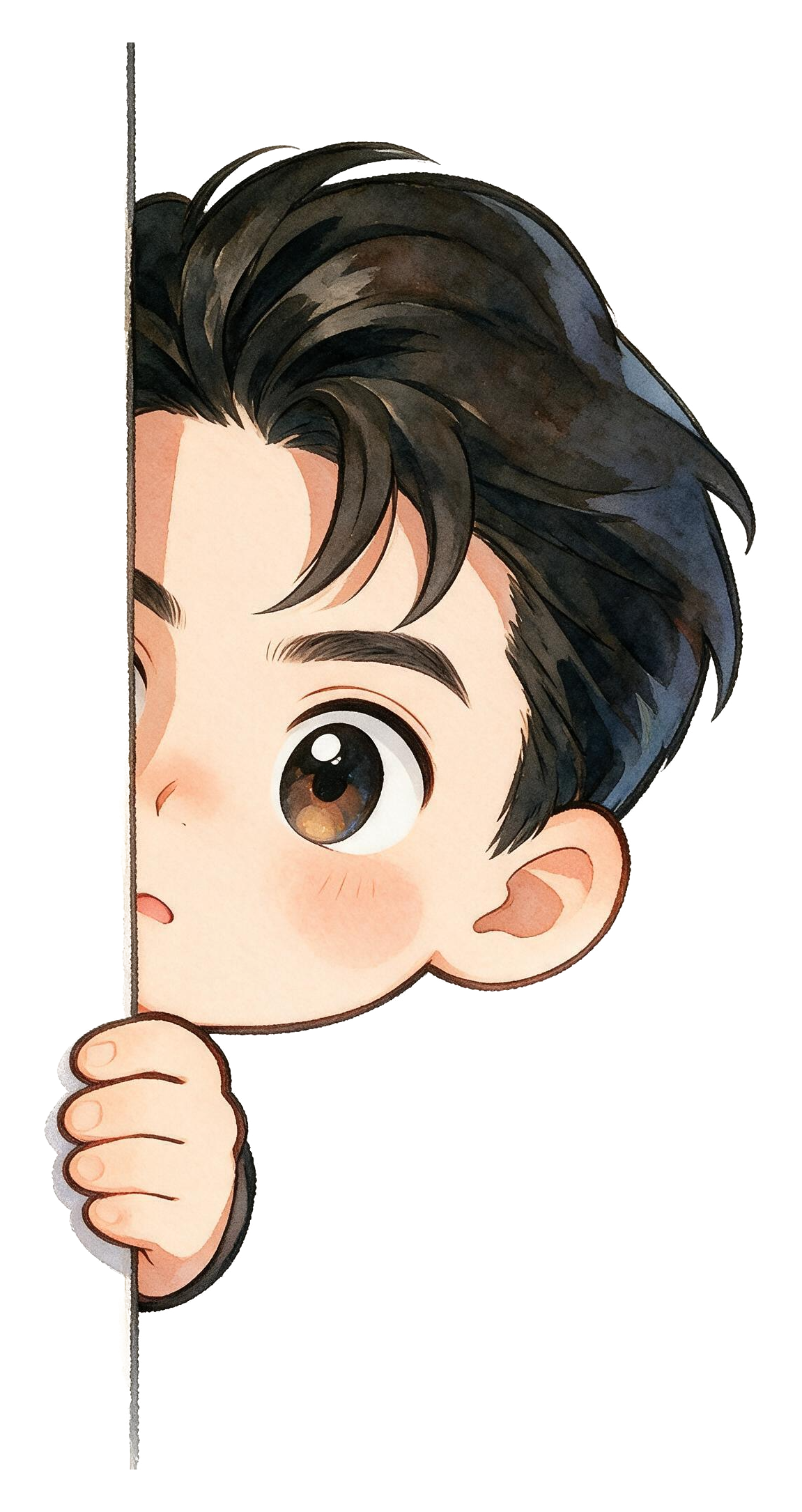 Oh Peeking Sticker