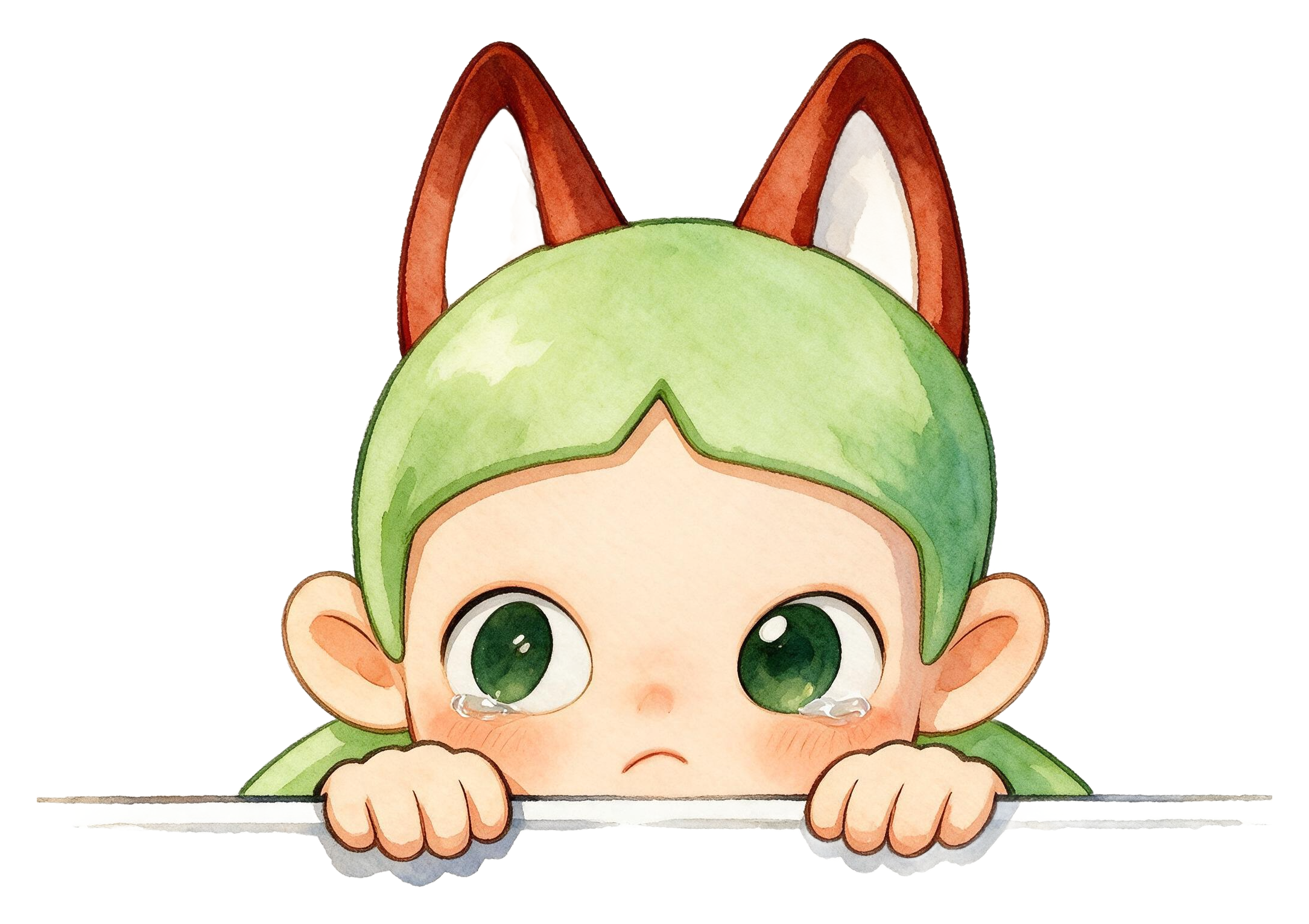 Zsiga Peeking Sticker