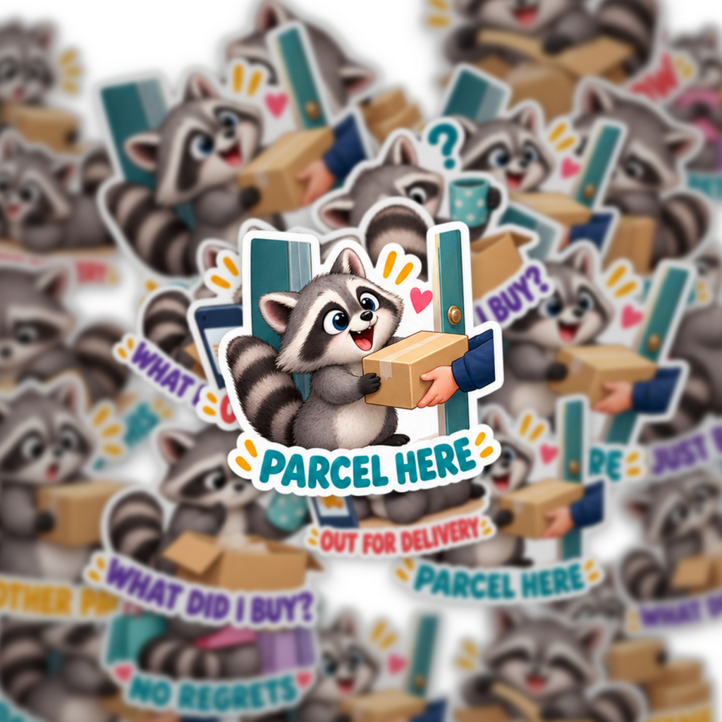Racoon's parcel