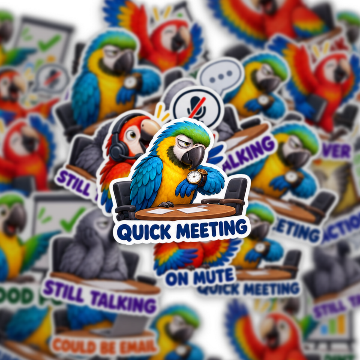 Parrot Office Day